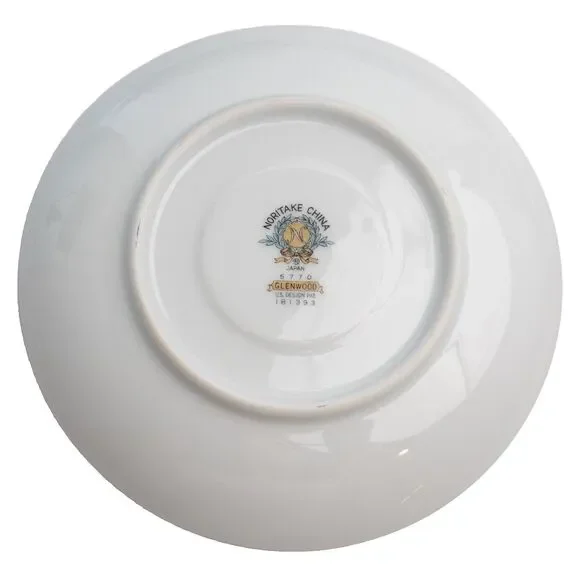 Vtg Noritake China Glenwood Dinnerware 7 Piece Place Setting for one #5770 Japan - Picture 15 of 16